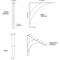 Ekena Millwork Legacy Steel Bracket, White Primer 2"W x 20"D x 20"H BKTM02X20X20LEPWH - alternate 5